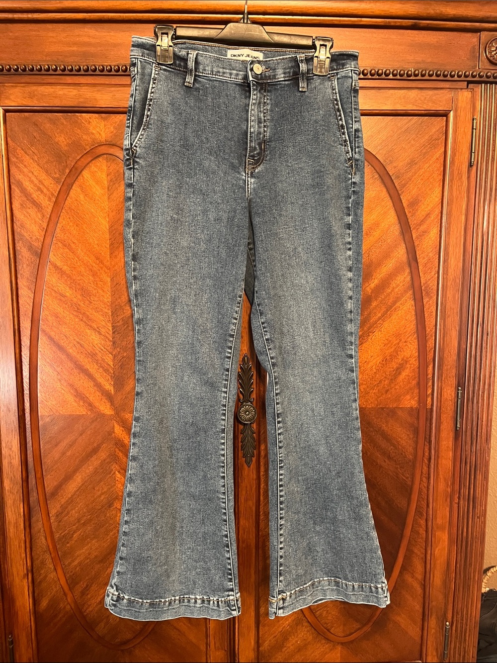 DKNY Women’s Flare Leg Jeans